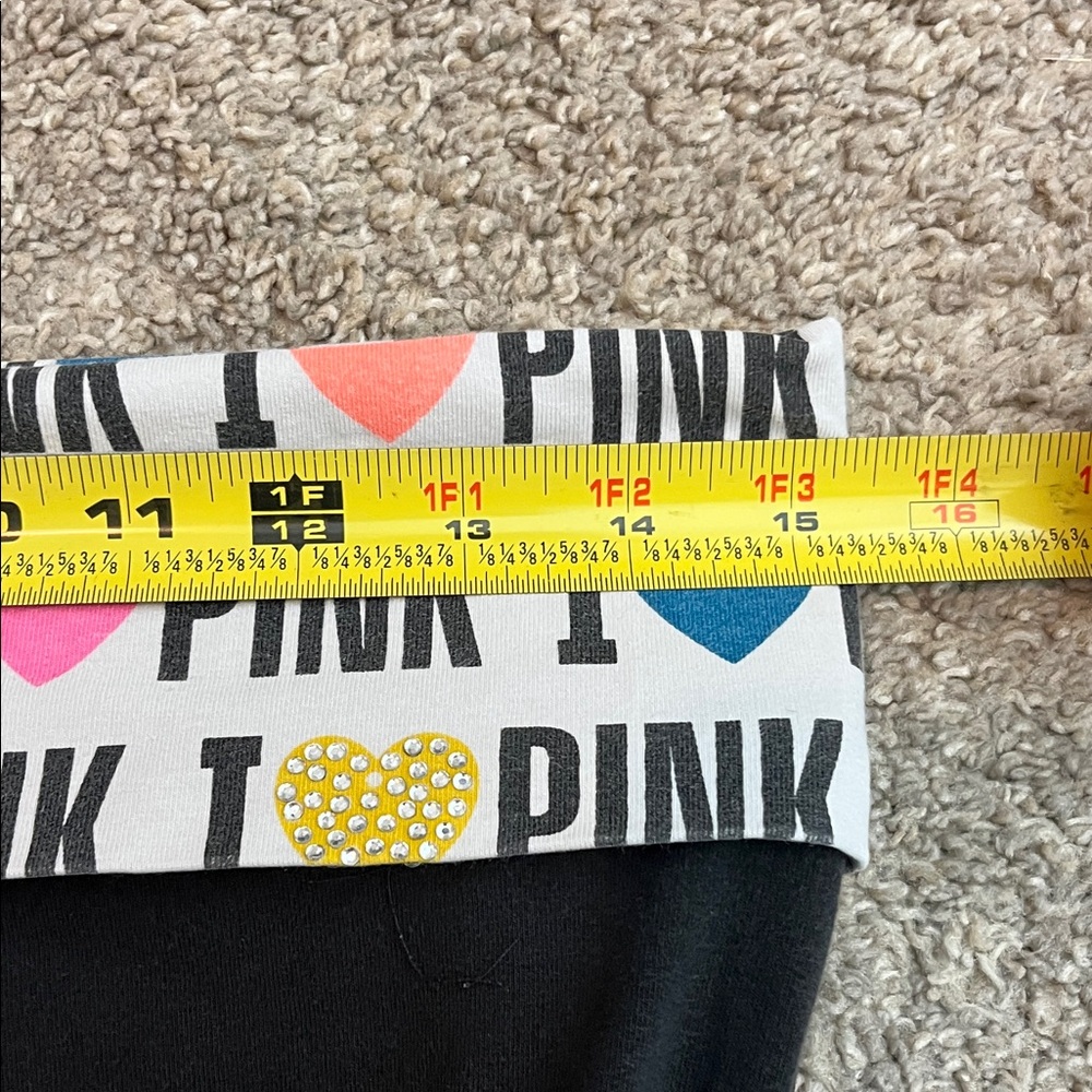 Victorias Secret Pink Folded Waist Pants, Leggings Flared Vintage Y2K Medium - Picture 5 of 7